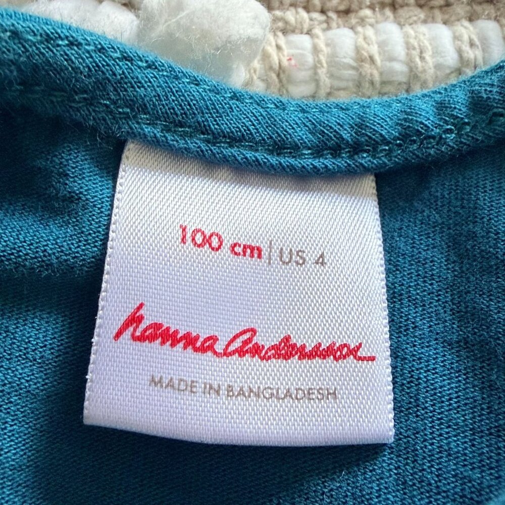 Hanna Andersson Long Sleeve Unicorn Dress Toddler Girl - Picture 3 of 3